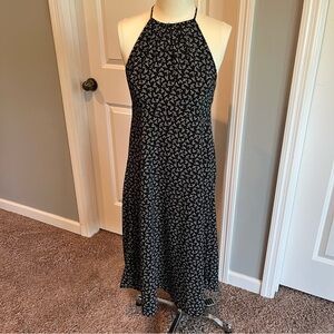 Lily Rose Halter Back Cutout Midi Dress, juniors size small.
